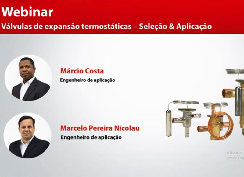 Webinar Danfoss: Válvulas de expansão termostáticas – Seleção & Aplicação